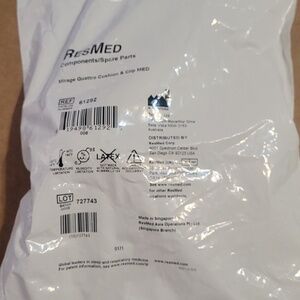 ResMed Med Mirage Quattro Cushion & Clip Med #61292 Size Medium Sealed